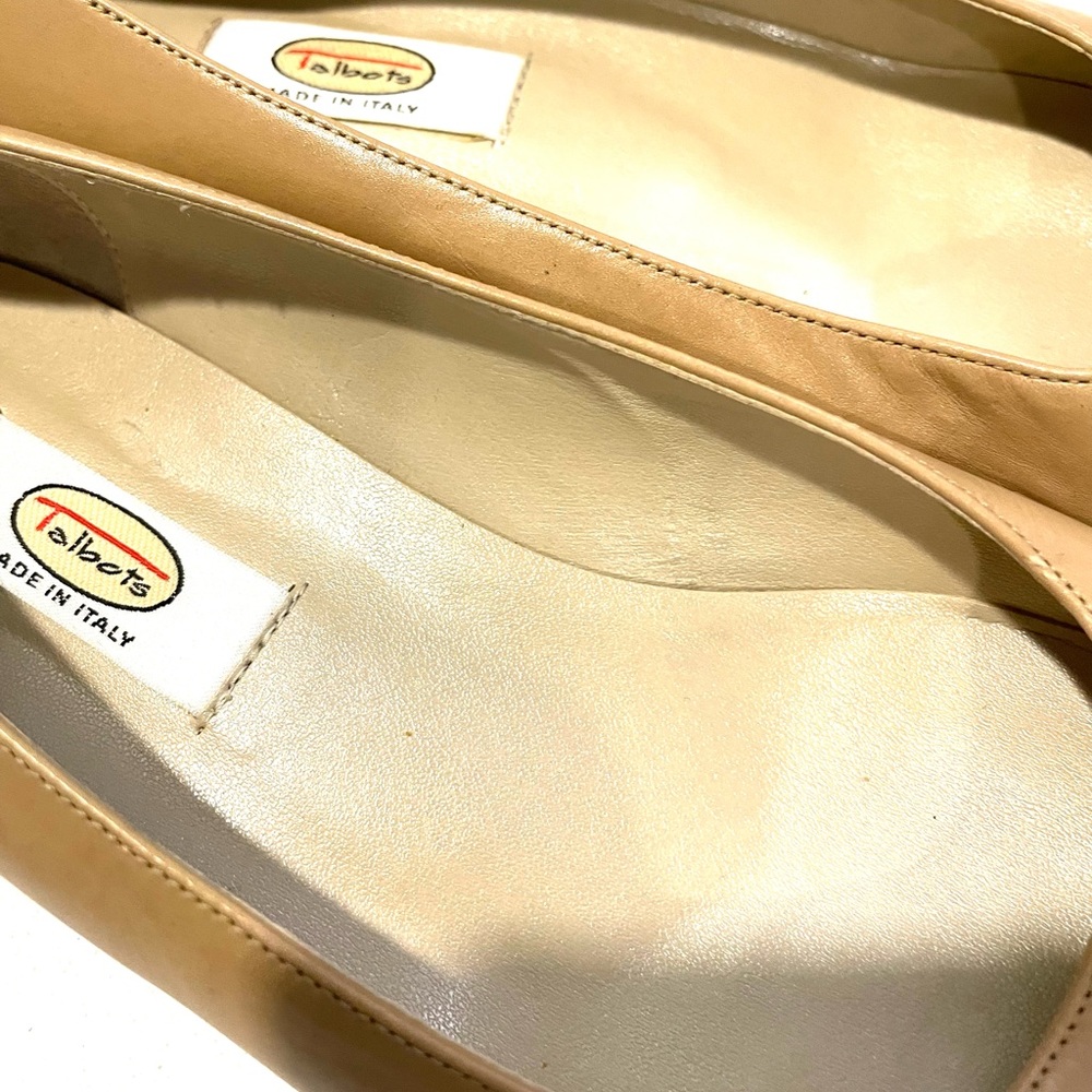 Talbots Leather Risa Ballet Flats with Rounded Toe - Picture 3 of 11